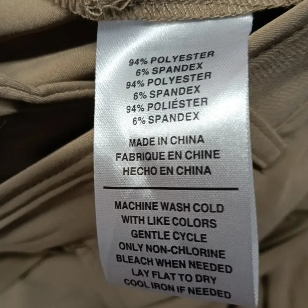 Birdie Bound Golf Pants Men's Size 30x32 Khaki Flex Straight‎